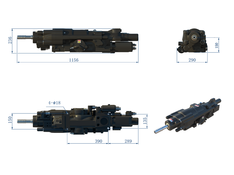 1838HD液壓鑿巖機(jī) 1838HD液壓鑿巖機(jī)