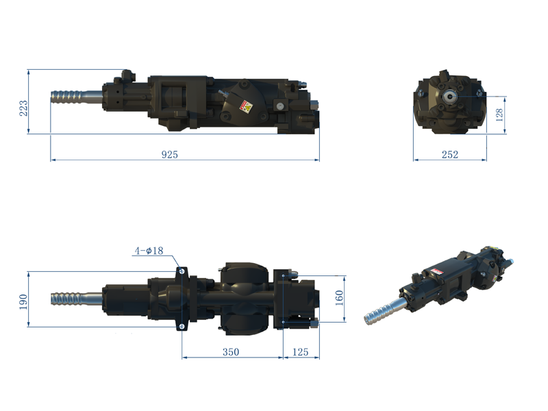 HL300S液壓鑿巖機(jī) HL300S液壓鑿巖機(jī)